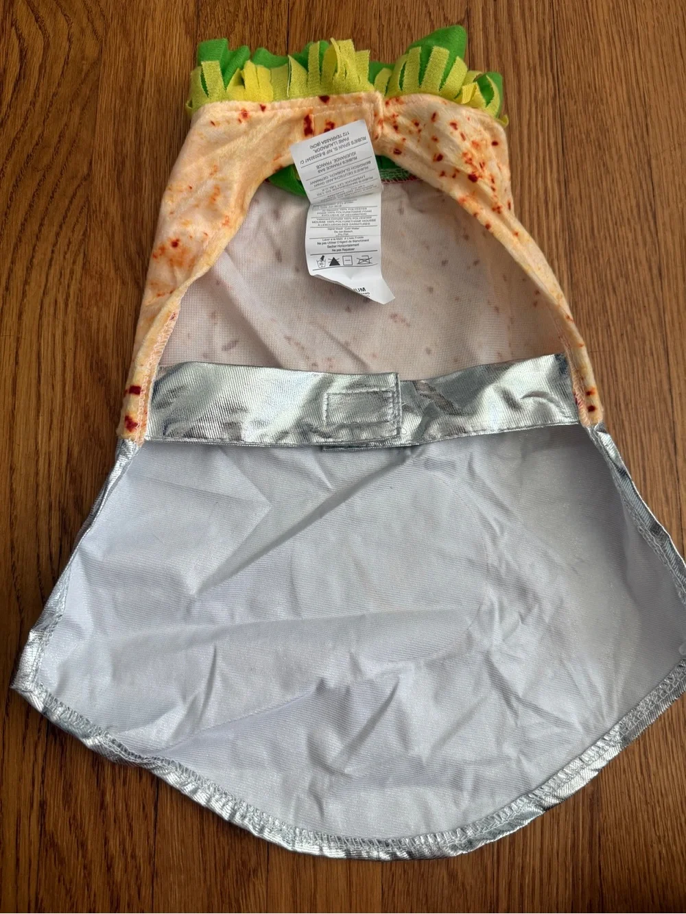 Rubies burrito medium dog costume